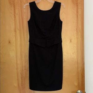 The Limited Black Peplum Sheath Dress